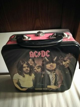 Ac/dc Lunch Box/tin Tote Import Oop 2007