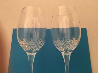 Waterford Crystal Alana Essence White Wine Set Of 2 Glasses No Box