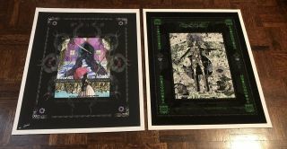 Nine Inch Nails Tokyo Japan Ap Artist Signed Print & Tool Osaka Japan Print