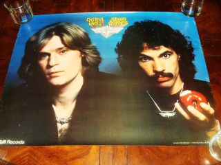 Rare Vintage Daryl Hall & John Oates 1976 Rca Records Promo Poster