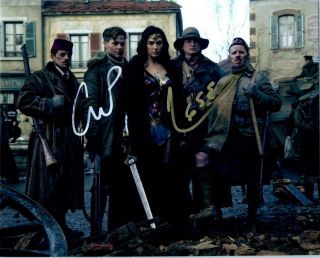 Gal Gadot Chris Pine Signed 8x10 Picture Photo Autographed With