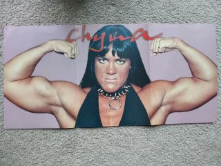 Wwf Chyna Poster Joan Laurer Ninth Wonder Of The World Wwe Mamacita Wrestling