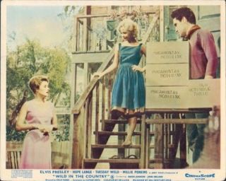 Wild In Country Elvis Presley Tuesday Weld Lobby Card