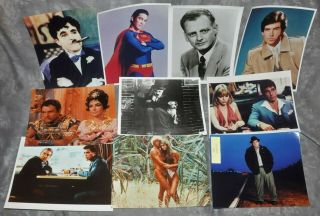 Hollywood Television & Movies Group Of (50) Different Color And B&w Photographs