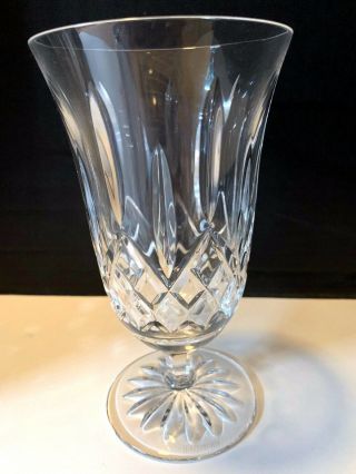 Waterford Crystal 2 Lismore Stemmed Iced Tea Goblets 6 ½ " Un -