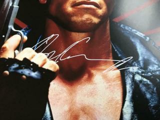 ARNOLD SCHWARZENEGGER Signed 11x17 Poster (Terminator) Autograph / 2