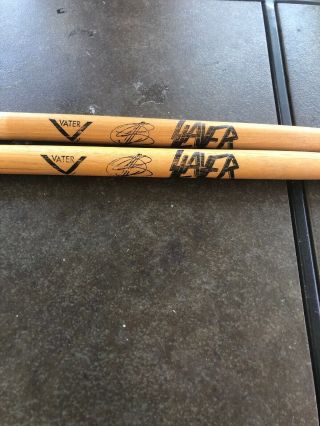 Unsigned Slayer Drumsticks