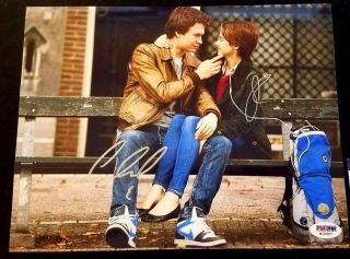 Shailene Woodley And Ansel Elgort Signed 2x Autographed 8.  5x11 Photo Psa/dna
