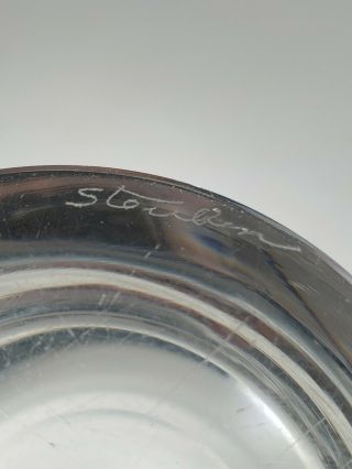 1957 Steuben WING VASE Lloyd Atkins SP919 Signed Vintage MidCentury Art Glass 7