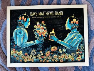Dave Matthews Band Poster Mountain View Ca 9/8/18 | 391 Asimov