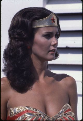 Wonder Woman Lynda Carter Rare Busty 35mm Photo Transparency Slide