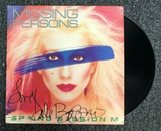Dale Bozzio Missing Persons Signed " Spring Session Mlp Psa Dna