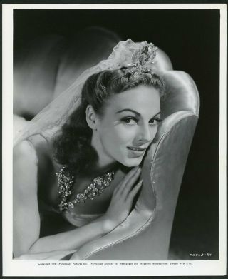 Vera Zorina Vintage 1941 Paramount Pictures Portrait Photo