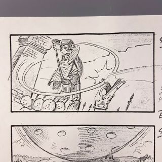 THE ADDAMS FAMILY - Production Storyboard: Gomez Golfing on Roof Part 1 2