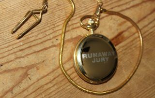 Runaway Jury Movie Promo Cast And Crew Gift Pocket Watch Hanslin