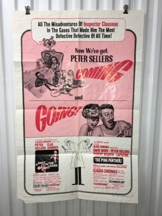 Combo.  " The Pink Panther/a Shot In The Dark " 1 Sheet Movie Poster 1966