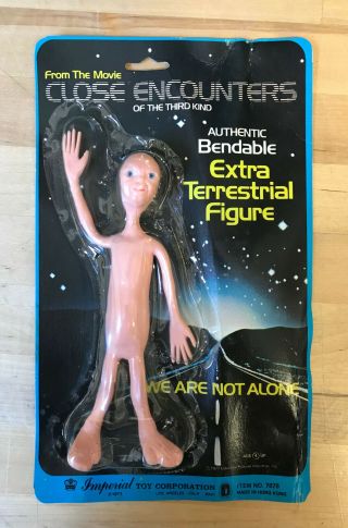 Close Encounters Of The Third Kind,  Vintage Alien Toy 1977 - Roswell,  Ufo