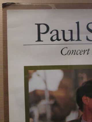Vintage 1991 Paul Simon ' s Concert in the Park music artist poster 9835 3