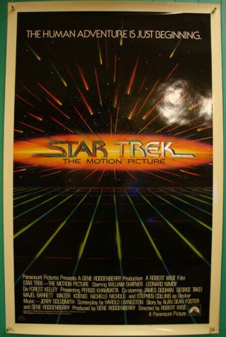 Star Trek,  The Motion Picture - Sci Fi - R.  Wise - Os Foil Heavy Stock Advance (25x39)