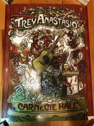 Trey Anastasio Carnegie Hall Guy Burwell 367/400 Not Pollock Poster Print