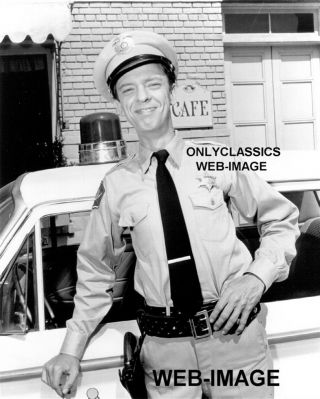 Deputy Barney Fife - Smiles - Don Knotts - Andy Griffith Show Photo Police Cop Car - Gun