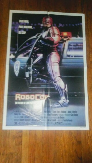 Robocop 1987 One Sheet Peter Weller