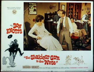 Don Knotts Shakiest Gun in the West SET 8 Lobby Cards Barbara Rhoades 4