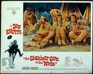 Don Knotts Shakiest Gun in the West SET 8 Lobby Cards Barbara Rhoades 6