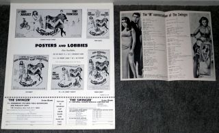 THE SWINGER 1966 movie pressbook Sexy ANN - MARGRET/TONY FRANCIOSA 4