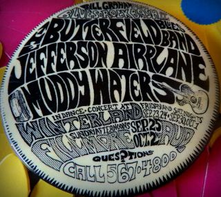 1966 Jefferson Airplane Muddy Waters,  Butterfield Band At The Fillmore,  More