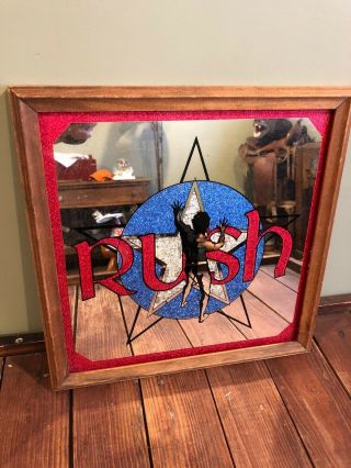 Vintage Rush Music Carnival Glass Picture