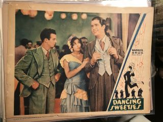 Dancing Sweeties 1930 Warner Brothers 11x14 " Lobby Sue Carol Grant Withers