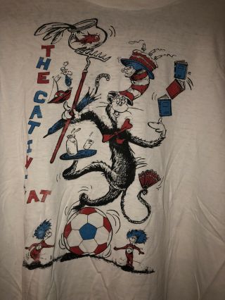 Vintage 1990 Grateful Dead Shakedown Street Dr.  Seuss T Shirt Xl Distressed