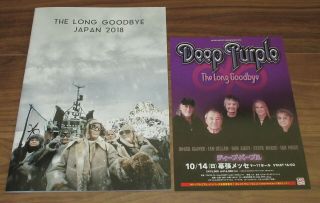 Deep Purple Japan 2018 Tour Book,  Promo Flyer Other Dp Books Listed