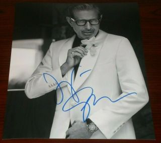 Jeff Goldblum Signed Handsome Classy Hunk 8x10 Photo Autograph Jurassic Thor