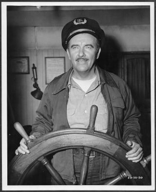 Preston Foster 1954 Tv Promo Photo Waterfront Early Tv Tugboat