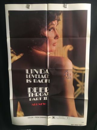 Deep Throat 2 1974 One Sheet Movie Poster Linda Lovelace,  Adult,  Xxx,  Porno,  Sex