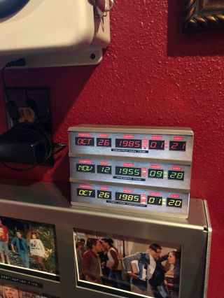 MINI Time Circuits Box from Back To The Future with backlight 5