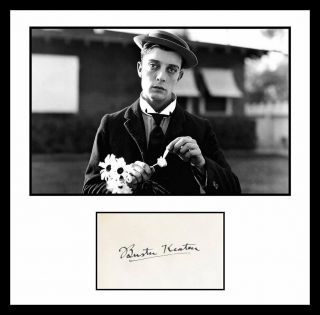 Ultra Cool - Buster Keaton - Comedy Legend - Authentic Hand Signed Autograph