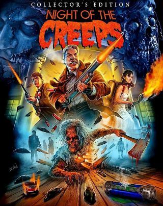 Night Of The Creeps Exclusive Scream Factory Poster - Limited Edition - Oop
