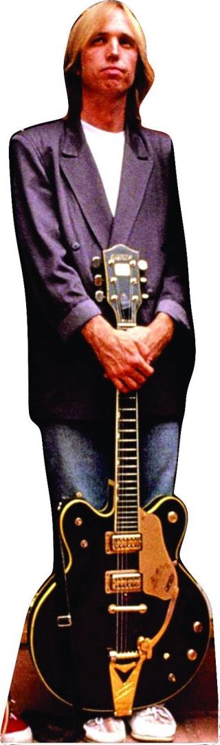Tom Petty W/ Guitar Cardboard Cutout Standup Standee