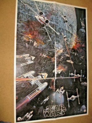 1977 STAR WARS Movie Poster 20th Century Vinyl Record Soundtrack Promo 2