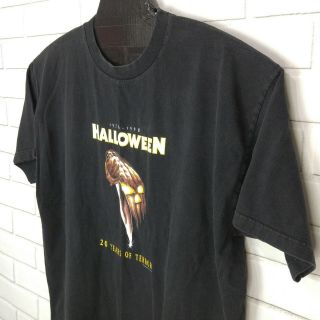 Halloween Michael Myers T Shirt Horror Movie 20 Years Of Terror 1998 Black XL 4