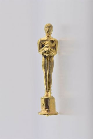 Vintage Oscars Award Statue Screw Oscar Lapel Jewelry Protest Piece 2