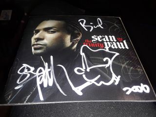 Sean Paul Reggae Legend Icon Signed Autographed The Trinity Cd Only Sketch Rare
