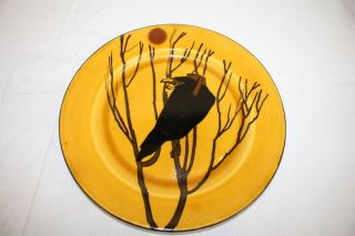 Rare Antique Royal Doulton 1907 Crow Decoroative Plate Pattern V777