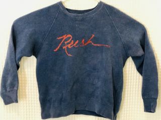 Vintage 1979 Rush Crew Neck Sweatshirt Hemispheres Sz Sm 2