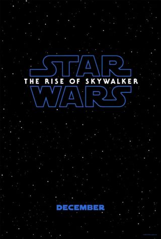 The Rise Of Skywalker Official Teaser Poster Ds 27x40