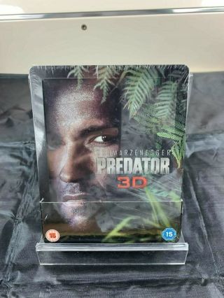Predator 3d Blu - Ray Steelbook Zavvi Exclusive Uk Rare,  New/sealed
