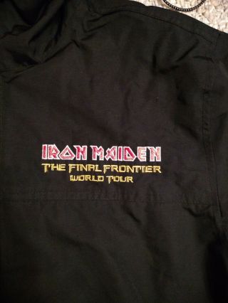 Iron Maiden Killer Krew jacket crew only not windbreaker rare Small worn 1 2